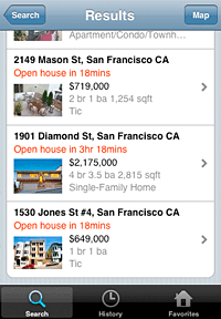 Homefinder Real Estate IPhone App