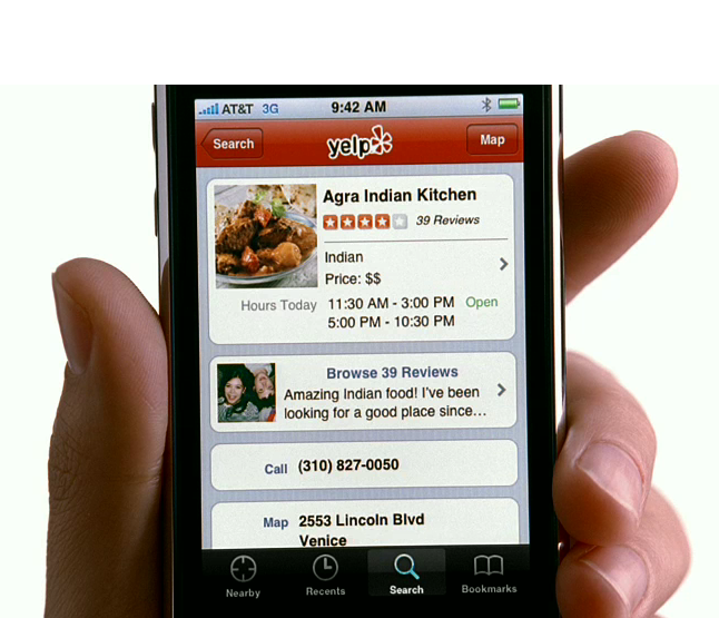 Yelp iPhone App Review