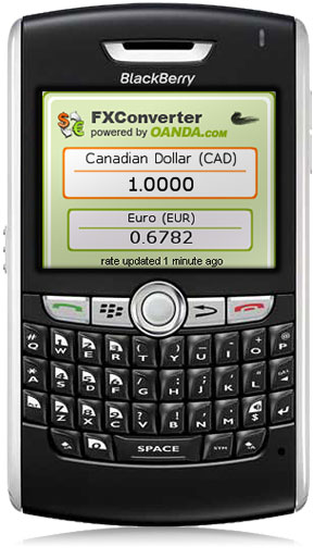 Oanda Blackberry App Review