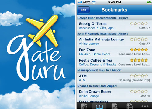 Learn the Best Places to Fly with GateGuru App for iPhone