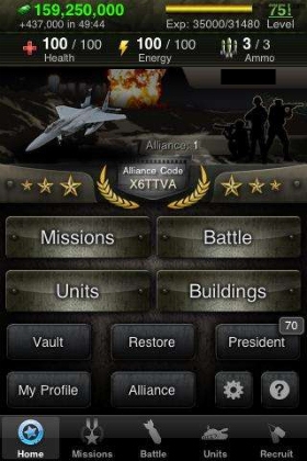 Lay claim to the planet with World War MMO App for Android