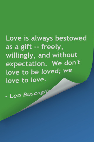 The list of people that have contributed quotes to Love Quotes iPhone 