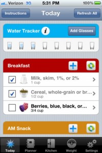 intelli-Diet App for iPhone