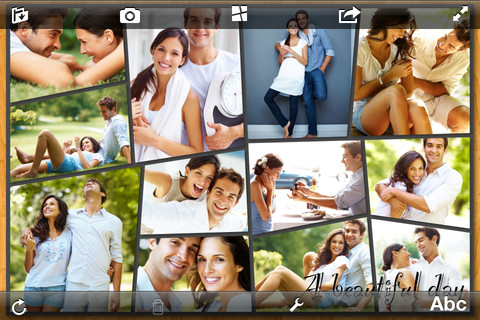 App per unire foto: esempio collage