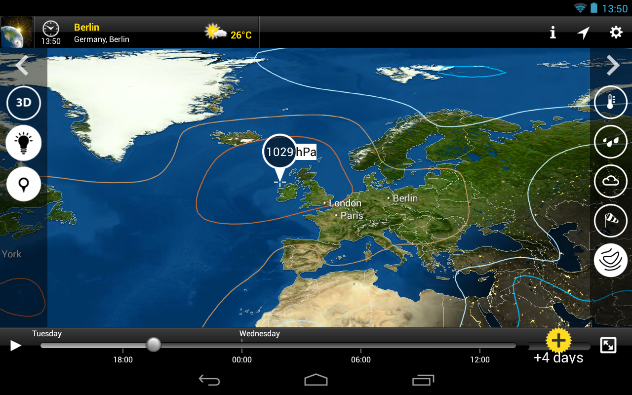 MeteoEarth App for Android