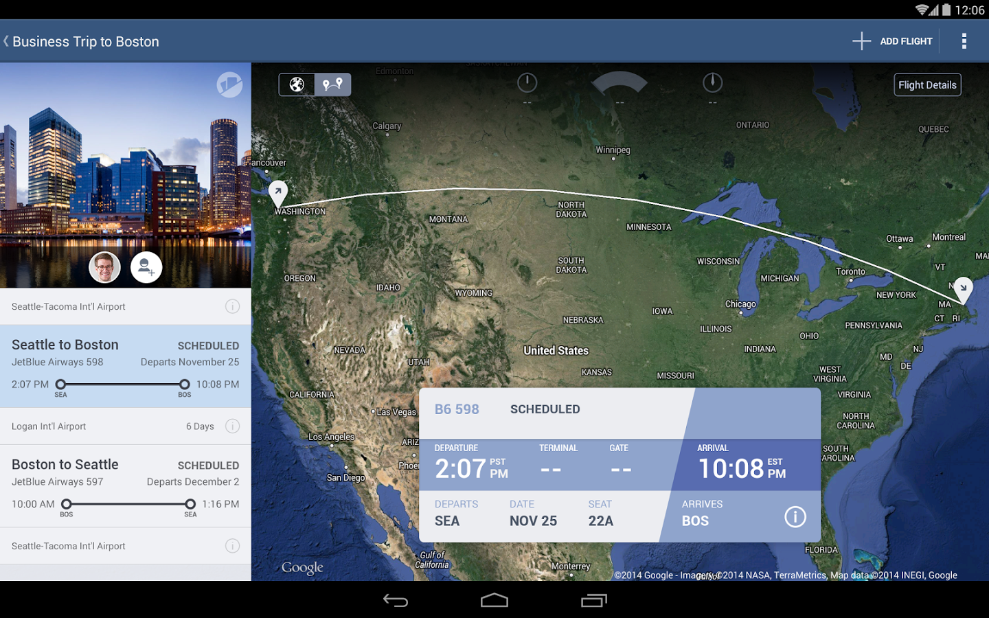 FlightTrack 5 Android App