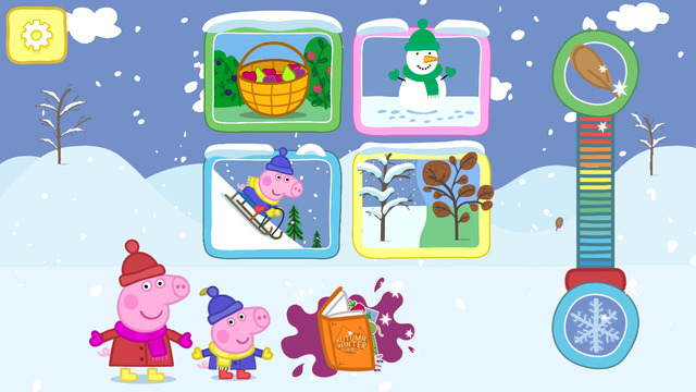 Peppa Pig Seasons Autumn and Winter iPhone App Review