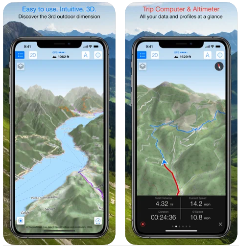 Maps 3D Pro Outdoor GP‪S‬ iPhone App Review