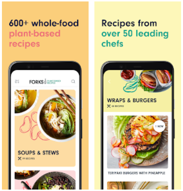 Forks Plant-Based Recipes Android App Review
