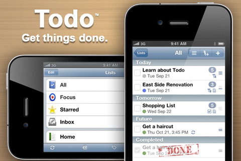 Todo Task Manager app for iPhone