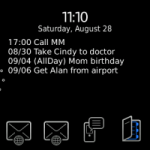 deToday app for Blackberry