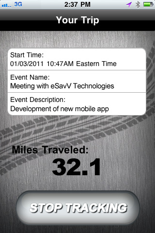 Green Miles iPhone Application 