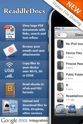 ReaddleDocs App for iPhone