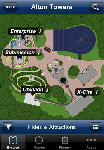Alton Towers Guide iPhone App