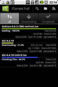tTorrent Pro App for Android