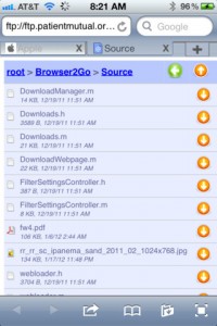 Browser 2Go App for iPhone