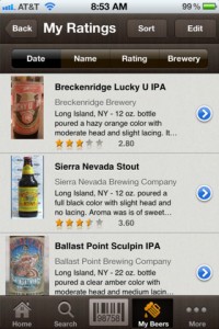 Beer Buddy Barcode Scanner App for iPhone 