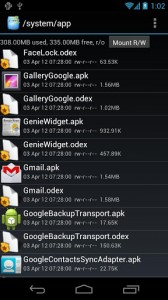 Root Explorer app for Android 