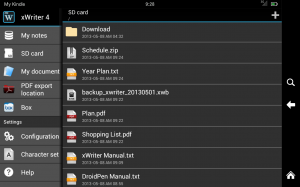 xWriter Pro 4 App for Android 