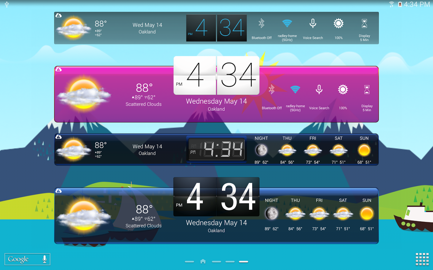 HD Widgets App for Android