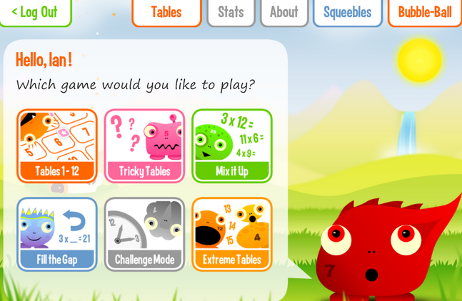 Squeebles Times Tables 2 Android App