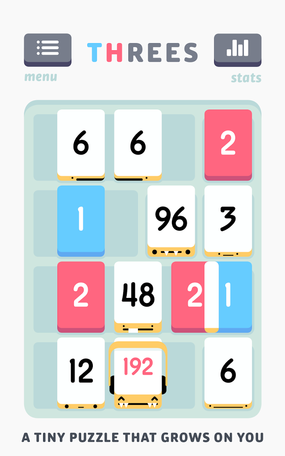 Threes Android Game App