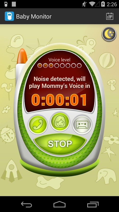 Baby Monitor Alarm Android App