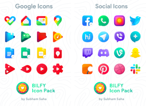 Bilfy Icon Pack Android App Review