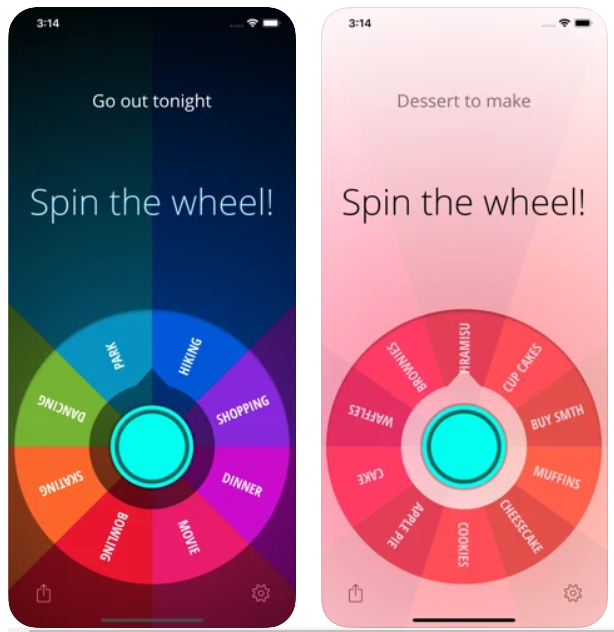 Decide Now Random Wheel iPhone App