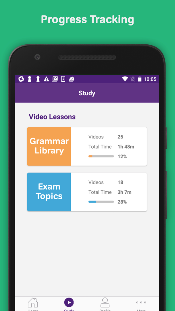 IELTS Exam Preparation, Lesson Android App